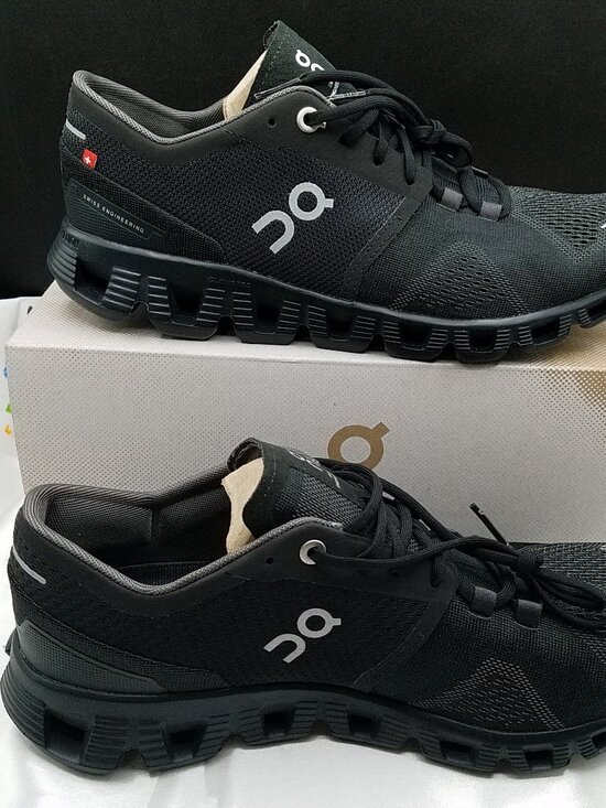 On Running Shoes - On Cloud X Black/Asphalt Running Shoes | Women's Size 9 | NIB